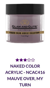 GLAM AND GLITS NAKED COLLECTIONS - NCA416 - 1 oz - MAUVE OVER, MY TURN