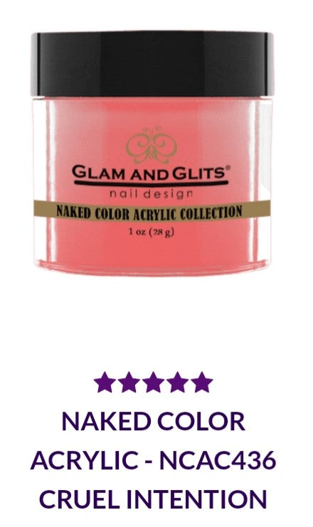 GLAM AND GLITS NAKED COLLECTIONS - NCA436 - 1 oz - CRUEL INTENTION