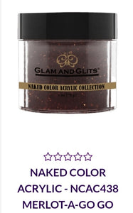 GLAM AND GLITS NAKED COLLECTIONS - NCA438 - 1 oz - MERLOT A GO GO