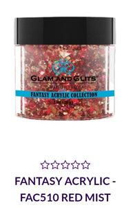 GLAM AND GLITS FANTASY COLLECTIONS - FA510 - 1 oz - RED MIST
