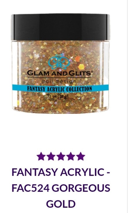 GLAM AND GLITS FANTASY COLLECTIONS - FA524 - 1 oz - GORGEOUS GOLD