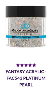 GLAM AND GLITS FANTASY COLLECTIONS - FA543 - 1 oz - PLATINUM PEARL