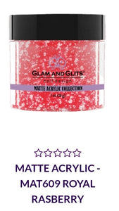 GLAM AND GLITS MATTE COLLECTIONS - MA609 - 1 oz - ROYAL RASBERRY