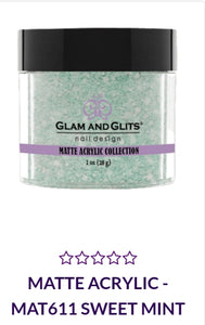 GLAM AND GLITS MATTE COLLECTIONS - MA611 - 1 oz - SWEET MINT