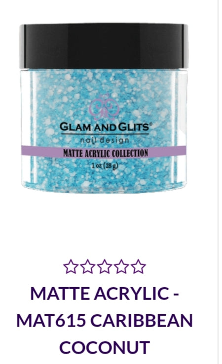 GLAM AND GLITS MATTE COLLECTIONS - MA615 - 1 oz - CARIBBEAN COCONUT