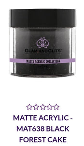 GLAM AND GLITS MATTE COLLECTIONS - MA638 - 1 oz - BLACK FOREST CAKE