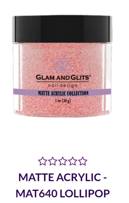 GLAM AND GLITS MATTE COLLECTIONS - MA640 - 1 oz - LOLLIPOP