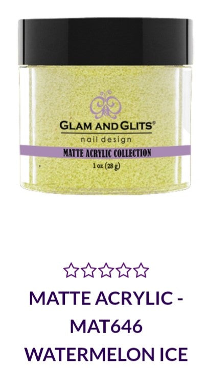 GLAM AND GLITS MATTE COLLECTIONS - MA646 - 1 oz - WATERMELON ICE