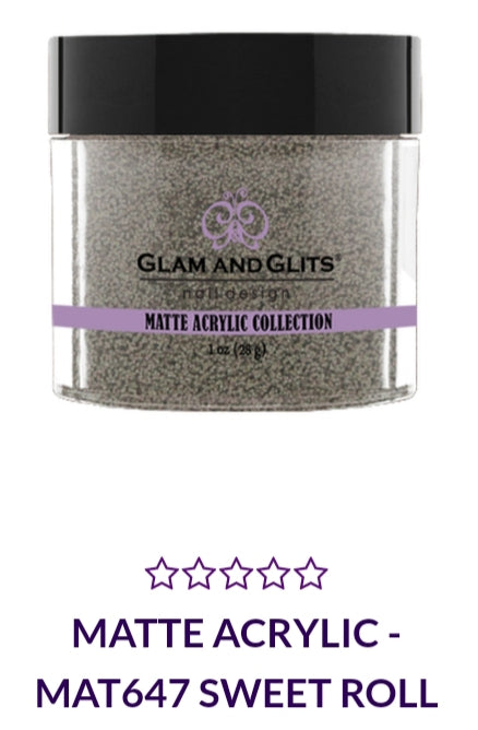 GLAM AND GLITS MATTE COLLECTIONS - MA647 - 1 oz - SWEET ROLL
