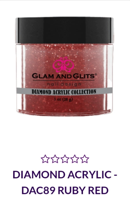 GLAM AND GLITS DIAMOND COLLECTIONS - DA89 - 1 oz - RUBY RED