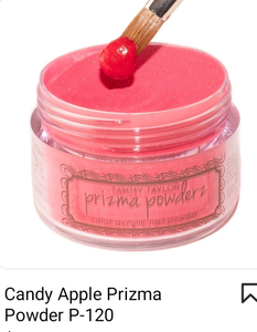 TAMMY TAYLOR COLORED ACRYLIC POWDER PRIZMA 1.5OZ - CANDY APPLE