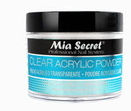 MIA SECRET CLEAR ACRYLIC NAIL POWDER - 2OZ