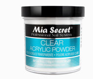 MIA SECRET CLEAR ACRYLIC NAIL POWDER - 4OZ