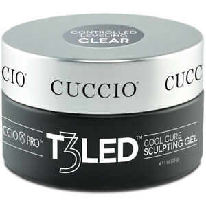 CUCCIO T3 LED/UV CONTROLLED LEVELLING GEL - CLEAR  - 1 oz