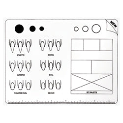 DL PRO NAIL ART SILICONE STAMPING MAT