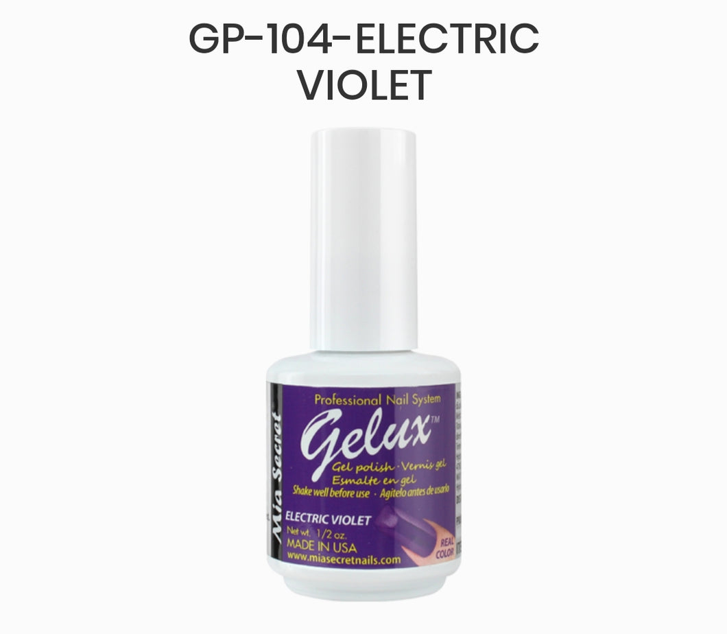 MIA SECRET GELUX GEL NAIL POLISH - GP-104 ELECTRIC VIOLET