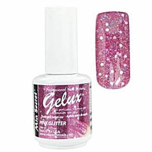 MIA SECRET GELUX GEL NAIL POLISH - GP-148 PINK GLITTER