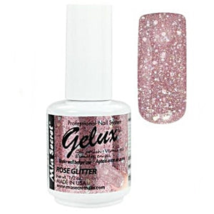 MIA SECRET GELUX GEL NAIL POLISH - GP-150 ROSE GLITTER