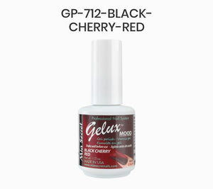 MIA SECRET GELUX GEL NAIL POLISH - GP-712 BLACK CHERRY RED