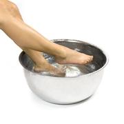 Load image into Gallery viewer, PEDICURE BOWL - HAMMERED STAINLESS STEEL
