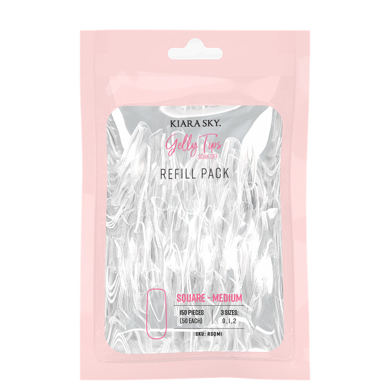 KIARASKY GELLY TIP REFILL PACK SQUARE MEDIUM