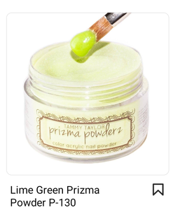 TAMMY TAYLOR COLORED ACRYLIC POWDER PRIZMA 1.5OZ - LIME GREEN