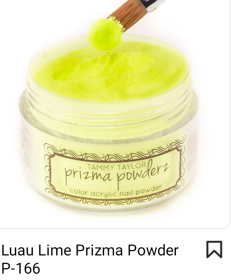 TAMMY TAYLOR COLORED ACRYLIC POWDER PRIZMA 1.5OZ - LUAU LIME