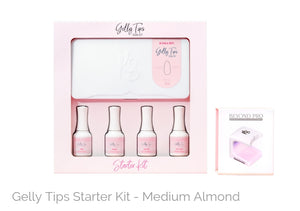 KIARASKY GELLY TIPS STARTER KIT - ALMOND