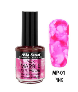 MIA SECRET MARBLE INK NAIL POLISH - MP-01 PINK