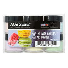 Cargar imagen en el visor de la galería, MIA SECRET NAIL ART POWDER 6PK COLLECTIONS- PASTEL MACAROONS
