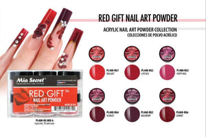 MIA SECRET COLOR ACRYLIC COLLECTIONS - RED GIFT
