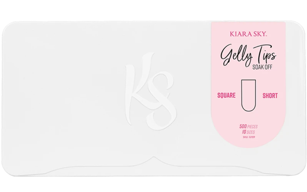 KIARASKY GELLY TIPS 500C-SHORT SQUARE