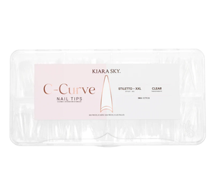 KIARASKY C-CURVE TIP XXL STILETTO - CLEAR