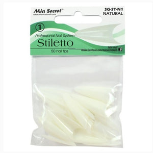 MIA SECRET STILETTO REFILL TIPS - NATURAL - #8