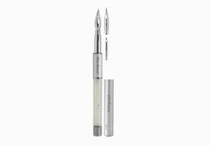 MIA SECRET REPLACEMENT STYLOGRAPH NIB PEN - SILVER