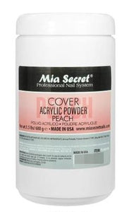 MIA SECRET COVER PEACH ACRYLIC POWDER