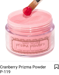 TAMMY TAYLOR COLORED ACRYLIC POWDER PRIZMA 1.5OZ - CRANBERRY