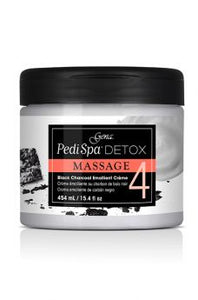 GENA PEDI SPA DETOX MASSAGE- CHARCOAL (STEP 4)