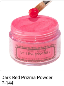 TAMMY TAYLOR COLORED ACRYLIC POWDER PRIZMA 1.5OZ - DARK RED