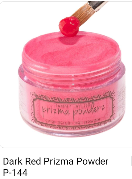 TAMMY TAYLOR COLORED ACRYLIC POWDER PRIZMA 1.5OZ - DARK RED