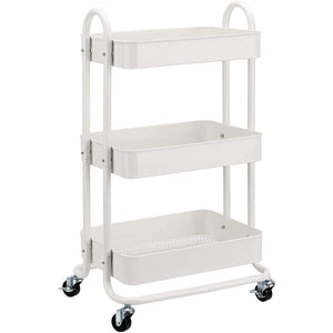 KINGRACK 3 TIER TROLLEY CART