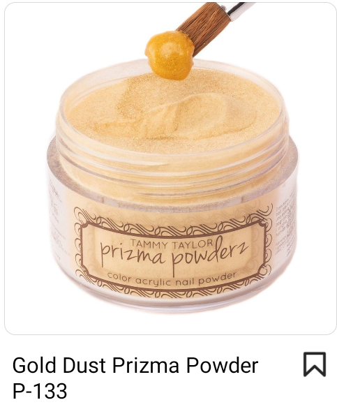 TAMMY TAYLOR COLORED ACRYLIC POWDER PRIZMA 1.5OZ - GOLD DUST