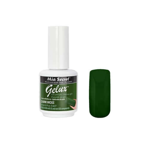 MIA SECRET GELUX GEL NAIL POLISH - DARK MOSS GP-164