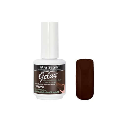 MIA SECRET GELUX GEL NAIL POLISH - ESPRESSO GP-165