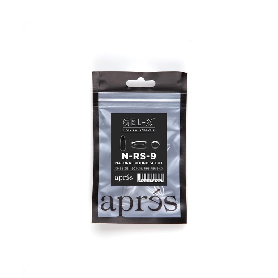 APRES GEL-X NATURAL ROUNDED SHORT REFILL TIPS #000 - #9