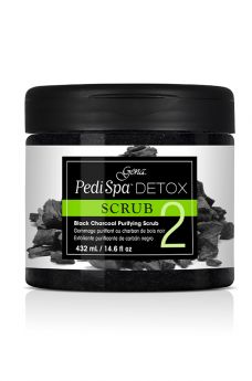 GENA PEDI SPA DETOX SCRUB - CHARCOAL (STEP 2)