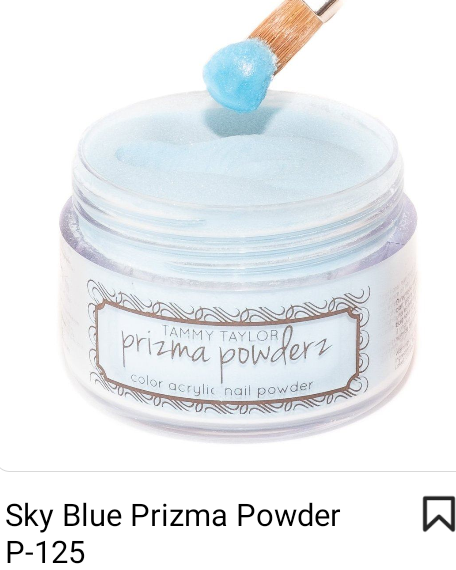 TAMMY TAYLOR COLORED ACRYLIC POWDER PRIZMA 1.5OZ - SKY BLUE
