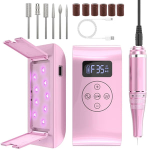 BE 2 IN 1 NAIL DRILL AND LED/UV LAMP