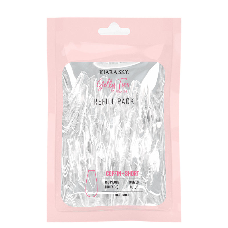 KIARASKY GELLY TIP REFILL PACK COFFIN SHORT